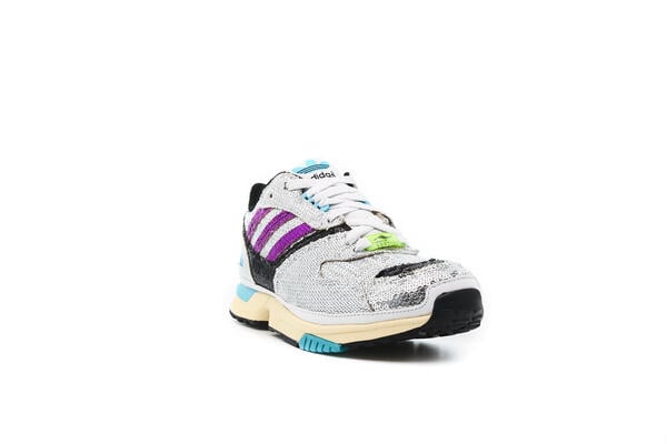 Adidas originals zx 4000 trainers in white best sale